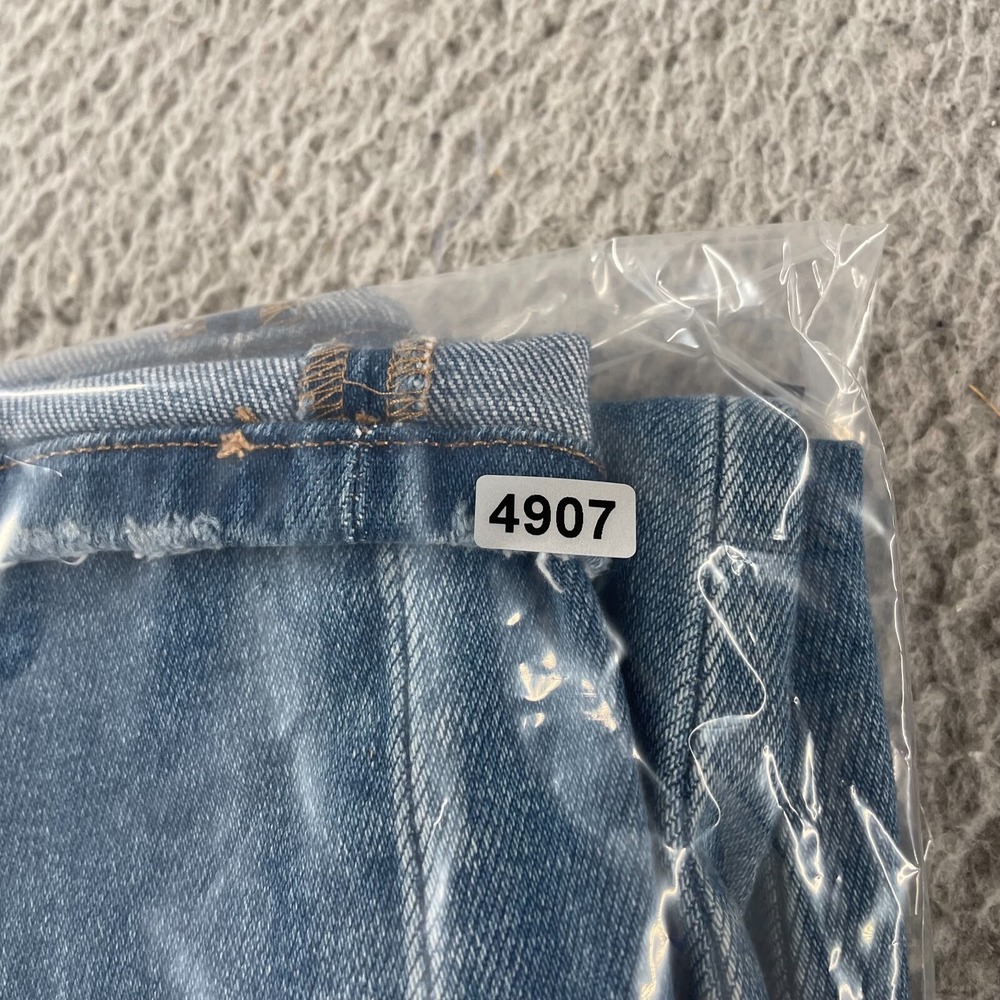 Flying Monkey Slim Straight Jeans Size 26 High Rise Medium Blue Stretch Poised - Picture 9 of 9